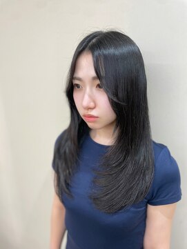 アース 上本町店(HAIR&MAKE EARTH) 秋カラー透明感◎ダークオリーブグレージュ暗めカラー