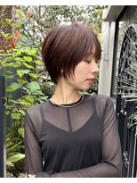 サン 白金台(SUN)&nbsp;フェイスレイヤーの大人ショートボブ白金目黒