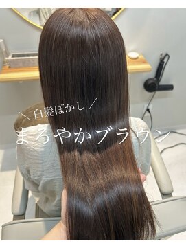 ウチコ 平尾店(u.chi.ko_si) 白髪ぼかしで叶う！まろやかブラウン
