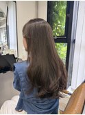 20代30代オリーブグレージュ×レイヤーカットでおしゃれに可愛く