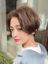 サンドパールス 仙台店(sand PALCE)&nbsp;髪質改善/大人ガーリー/似合わせカット/ショートボブ前髪/仙台