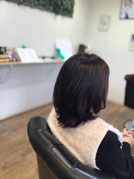 花鳥風月トータルビューティー ナチュラルパーマスタイル／ピンク系ヘアカラー／大人パーマ