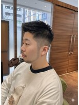 メンズ レオ 南森町店(men's LEO)&nbsp;アップバング×フェードスタイル