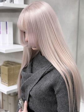 ベレーザ 渋谷(BELEZA) 渋谷ミルクティーベージュハイトーンカラーヘーゼルベージュ