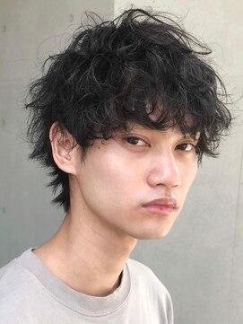 メンズヘアトウキョウ 新宿店(MEN’S HAIR TOKYO) ハードスパイラルマッシュウルフ