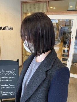 カミケンパセオ(kamiken.paseo) くせでもまとまる◎うる艶大人ボブ【カミケンパセオ/福島】
