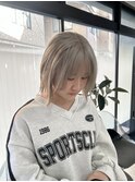 ホワイトベージュ/ミルクティーベージュ/ハイトーン/Wカラー