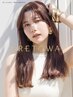 【美髪彩生】プレトワカラー+カット (白髪染め全頭+ハイライト)SB込¥19250
