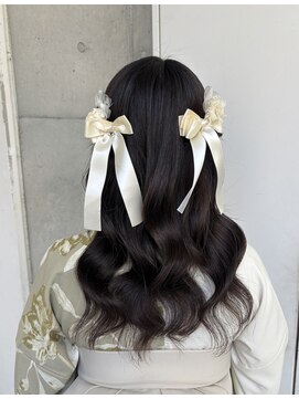 スタジオカラー(Studio Color) ねじりハーフツイン×袴のお着付け