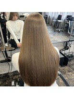 ニコ シモノセキ(NIKO Shimonoseki) 透明感UPブリーチありのヘーゼルベージュ