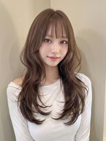 シュガーアンドソルト 垂水(SUGAR&SALT)&nbsp;韓国風レイヤーカット/小顔カット/ベージュブラウン