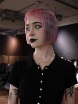 ダブ ダイカンヤマ(DaB DAIKANYAMA)&nbsp;ベイビーバングショートボブミニボブデザインカラー