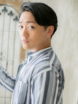 グルーミングサロン バーバー キャッスル 北浦和西口(Grooming salon Barber Castle) トレンド！七三ウェットショートi