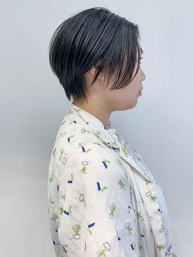 テトヘアー(teto hair) short(ハンサムショート、黒髪、大人ショート)