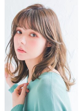 リトル ポルト 元町(little×PORTO) ラフでキュートなセミロングヘア