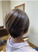 前下がりショートボブ