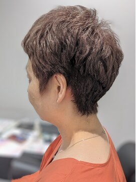 ジエクト 本店(The Ect) くせ毛ショート×骨格補正カット×ミセスショート