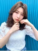ミルクブラウン/ダークパープル/ナチュラルショート/夏/町田
