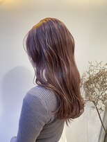 アジールヘア 北千住駅西口店(agir hair)&nbsp;ピンクベージュ ピンクカラー イルミナカラー 暖色カラー