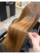 ドラン 梅田店(DRAN)&nbsp;【DRAN梅田店】明るめブラウン×艶髪スーパーロングヘア