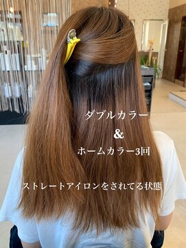 リンイチマルサン(Lin.103) 美髪矯正【髪質改善ストレート】ビフォー×アフター