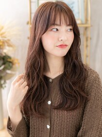 カバーヘア ブリス 戸田公園西口店(COVER HAIR bliss) ミルクティーブラウン大人レイヤーロングa戸田公園20代30代40代