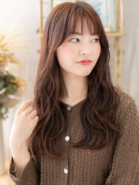 カバーヘア ブリス 戸田公園西口店(COVER HAIR bliss) ミルクティーブラウン大人レイヤーロングa戸田公園20代30代40代