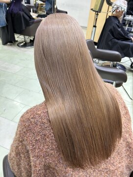 ゼスト 吉祥寺店(ZEST) 吉祥寺/石橋/初めてのブリーチカラー！ミルクティーベージュ