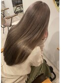 ミルクティーベージュカラー/髪質改善