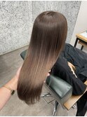 明るめベージュ/透明感カラーカラー/髪質改善/清澄白河/錦糸町