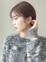 ノラギンザユー(NORA GINZA/U)&nbsp;丸みショートマッシュショートコンパクトショート前髪あり透明感