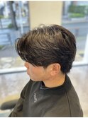 ツーブロセンターパート@30代@40代@50代