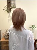 くびれウルフ×ミルクティーベージュ