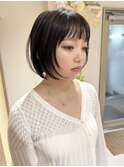 【YUYA】ミニボブ_フェイスレイヤー_丸みカット