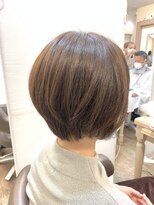 アルターリール(aL ter Rire)&nbsp;くびれヘア/アプリコットオレンジ/ハイライトカラー/福原遼華