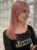 サンクプロジェクト(cinq PROJECT)&nbsp;ダメージレスなブリーチカラーで作るピンクカラー