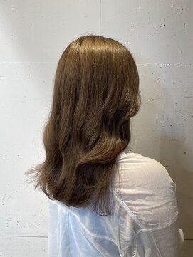 オーガニック リブ 川越(organic+live) 美髪◎秋のくびれ巻きワンホンヘア艶オリーブ