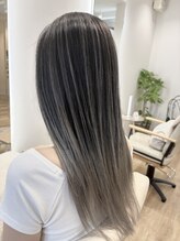 アスフィーダ(A'sfida) シルバーベージュエアタッチバレイヤージュ