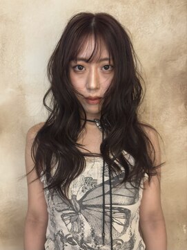 ロット(lot) 【kanau】オレンジブラウンカラー/レイヤーカット