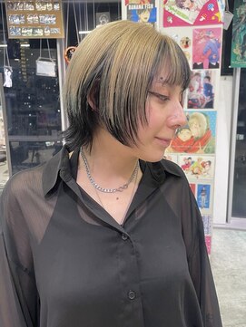 トーキョー オタクヘアー(TOKYO OTAKU HAIR) ミルクティーブロンド/マッシュウルフ