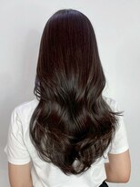 シオン(shion)&nbsp;ロング暗めカラー韓国ヘア顔周りレイヤー_ba561972