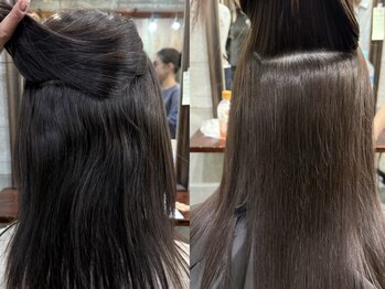 ルアウ 岡本店(LUAU)の写真/自然で柔らかいストレートヘアを叶えます♪髪のダメージを最小限に抑えた、艶感たっぷりの美髪を実現☆