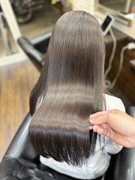 グラス 春吉2号店(glass) 髪質改善カラー/髪質改善/グレージュ/髪質改善トリートメント