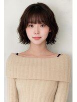 サードバイローラン(THiRD by ROULAND)&nbsp;【THiRD】オリーブグレークラゲヘアーココアベージュ