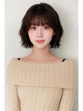 サードバイローラン(THiRD by ROULAND) 【THiRD】オリーブグレークラゲヘアーココアベージュ