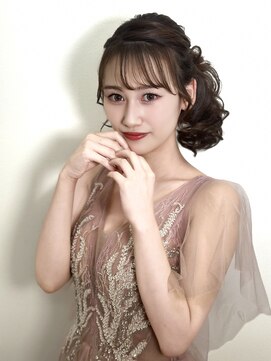 銀座ヘアセット宣材サロモ編。色気たっぷりサイドカールVOL1.0