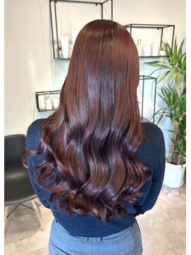 メデル(mederu) ブリーチなしダブルカラーピンクラベンダーカラー暖色カラー