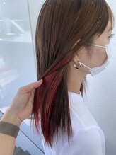 アース 小禄店(EARTH)&nbsp;大人ガーリー/インナーカラー/似合わせカット/結んでも◎