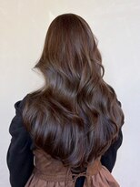 アルバム 銀座(ALBUM GINZA)&nbsp;顔周りレイヤーロング韓国ヘアダークアッシュ_ba576653