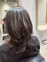 ジェコ ブラン(gecko. brun) ウルフカット/くびれレイヤー/暗髪/透明感カラー#武蔵小山美容室